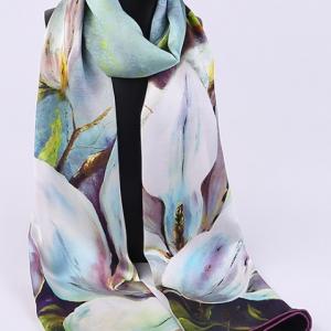 satin long scarf MS08